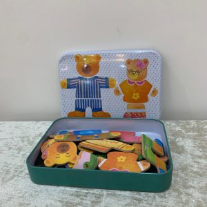لباس خرس جعبه فلزی پدر دختر